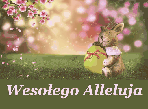 Figurka zajączek Wesołego Alleluja